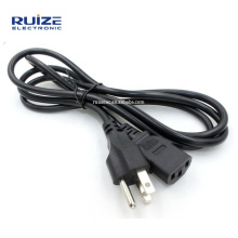 Usa Set Cable Standard Plug toType C13 Stripped Power Cord  For Laptop